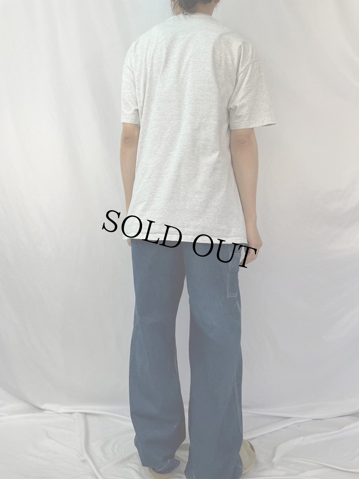 画像4: 90's "Black Lab" 犬プリントTシャツ XL (4)