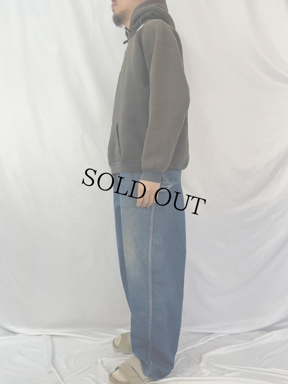 画像4: WEST COAST CHOPPERS ロゴプリントスウェットフーディー XL (4)