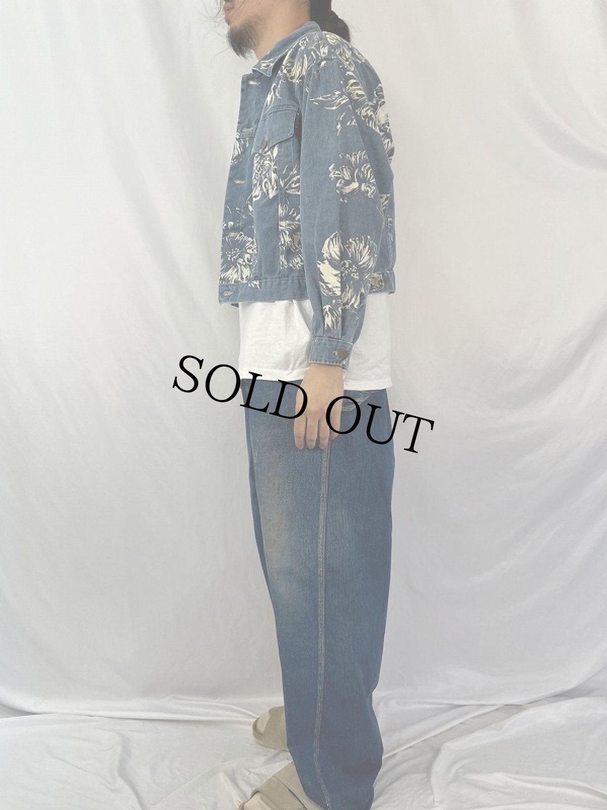 画像3: Vivaldi 花柄 デニムジャケット (3)