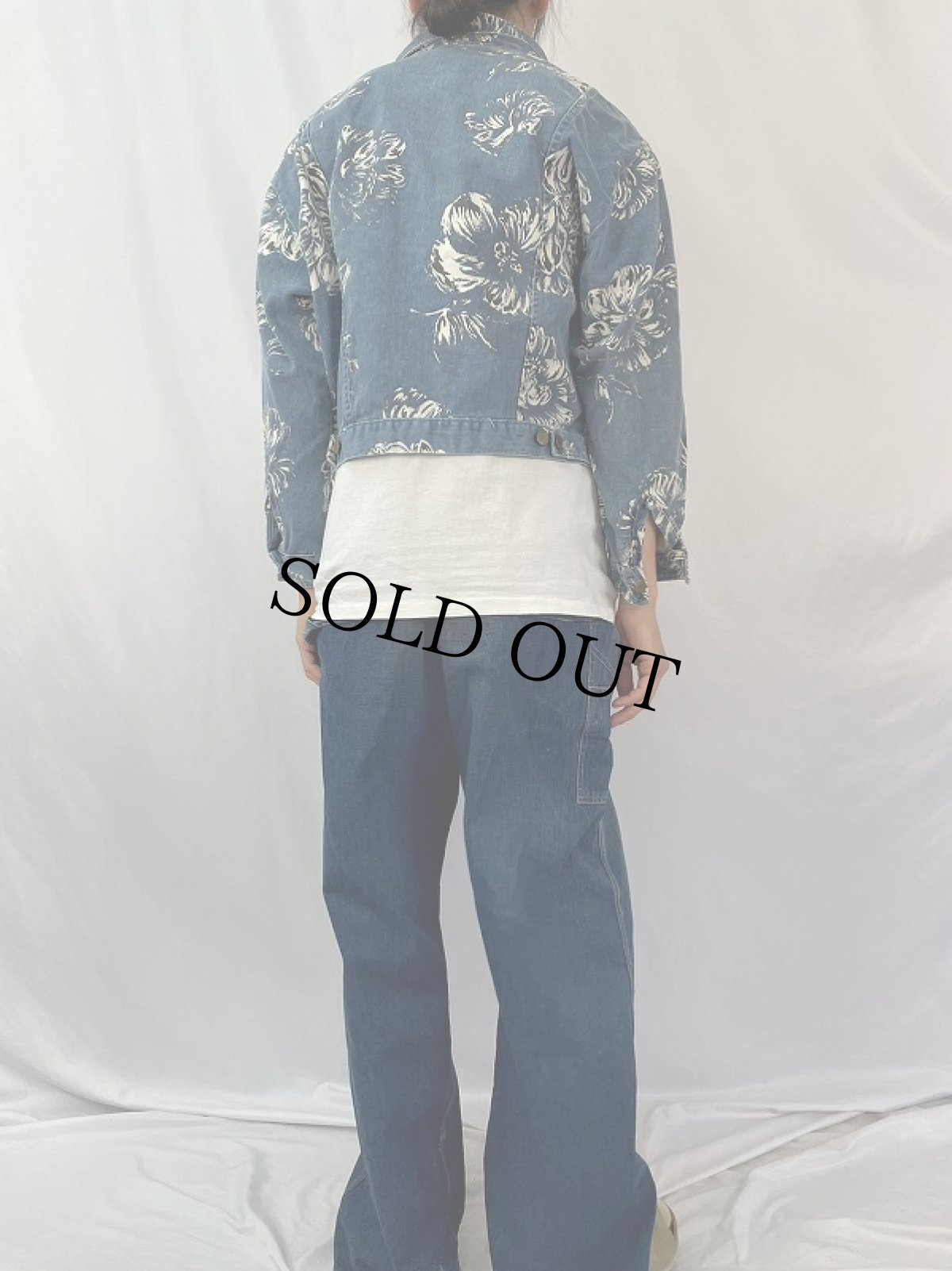 画像4: Vivaldi 花柄 デニムジャケット (4)