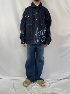 画像3: Platinum Fubu "Fat Albert" キャラクター刺繍 デニムジャケット 3X (3)