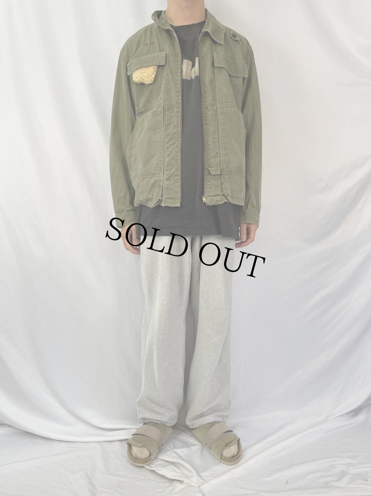 画像2: 〜50's Holden's コットンフィッシングジャケット (2)