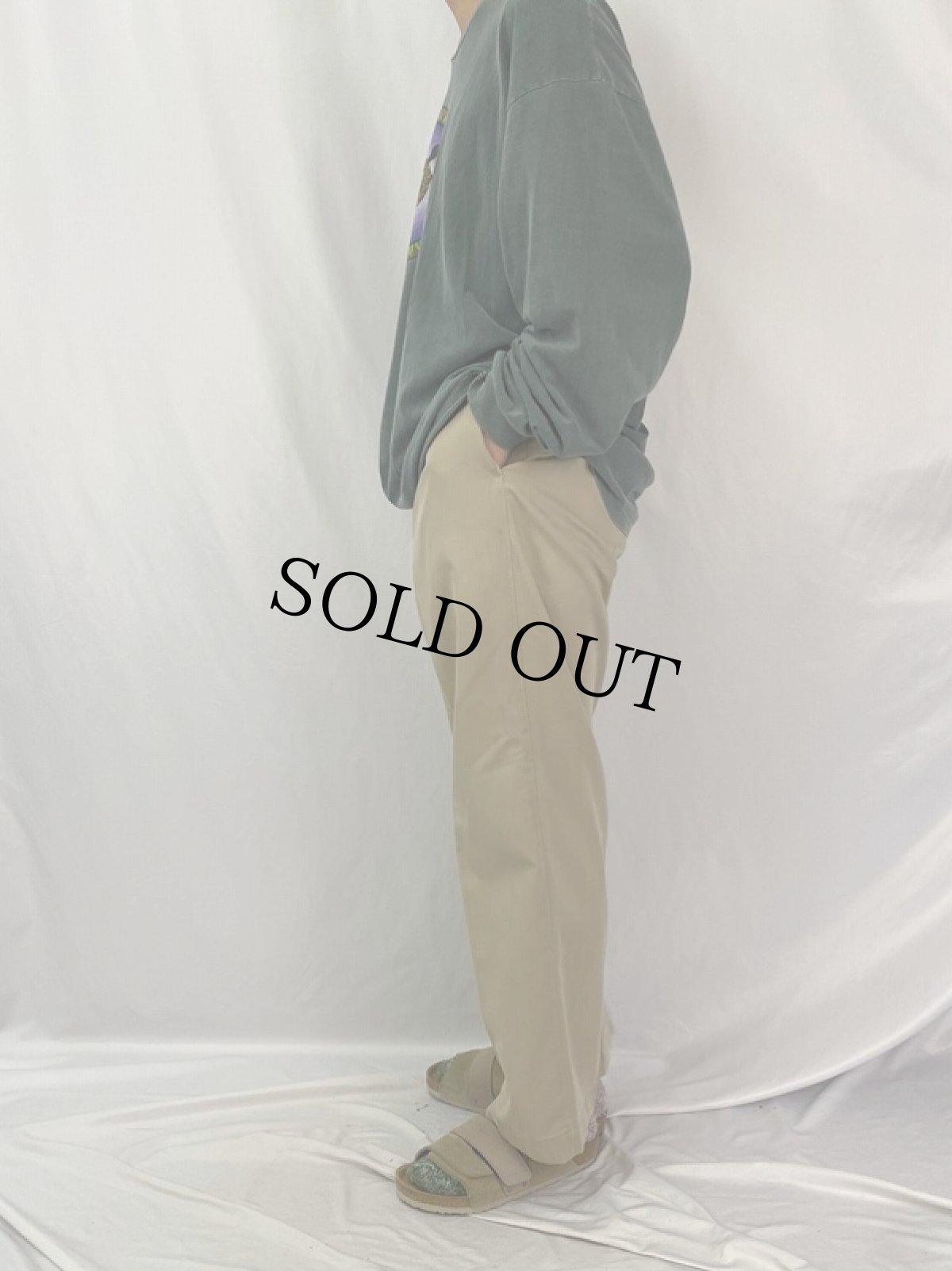 画像3: 60's U.S.ARMY チノトラウザーズ W32 (3)