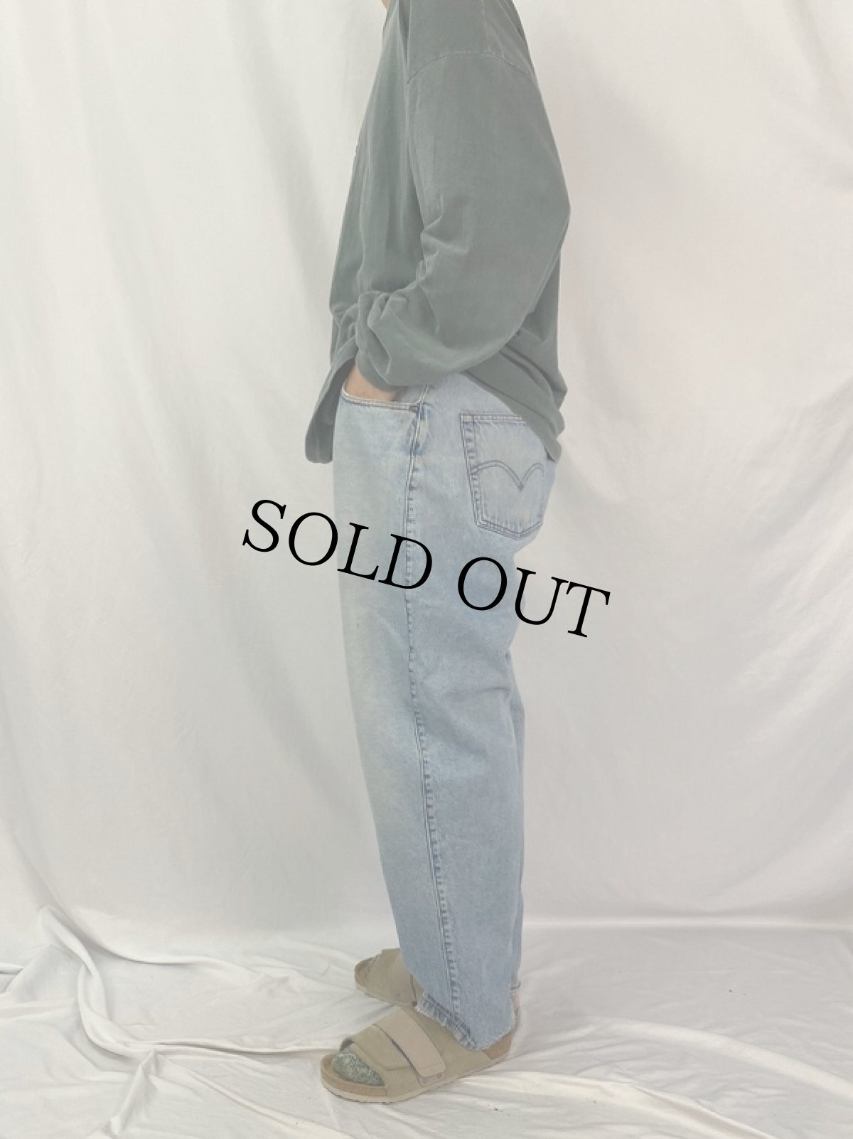 画像3: Levi's SILVER TAB "BAGGY" デニムパンツ W35 (3)