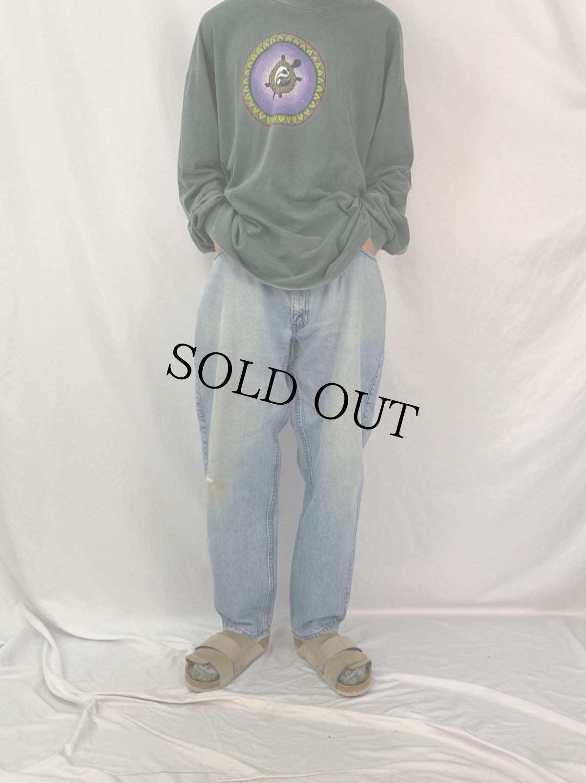 画像2: Levi's SILVER TAB "BAGGY" デニムパンツ W35 (2)