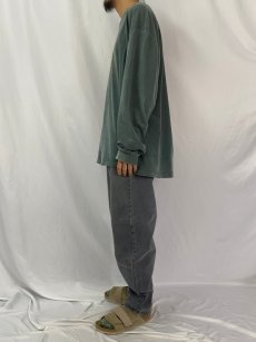 画像3: Levi's SILVER TAB "BAGGY" ブラックデニムパンツ W35 (3)