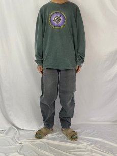 画像2: Levi's SILVER TAB "BAGGY" ブラックデニムパンツ W35 (2)