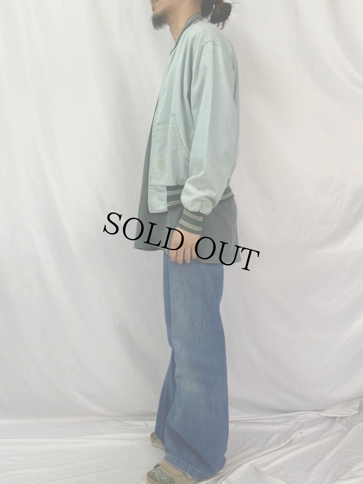 画像3: 50's コットンスポーツジャケット (3)