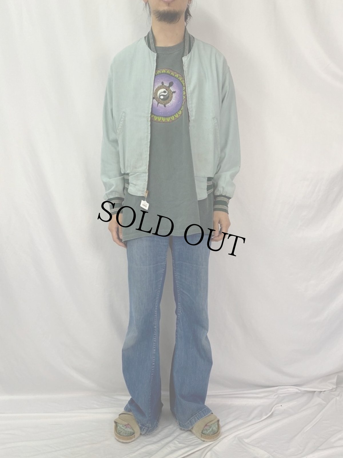 画像2: 50's コットンスポーツジャケット (2)