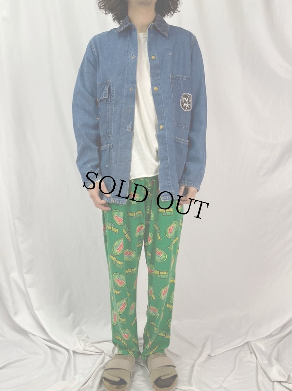 画像2: 60's CARTER'S ワッペン付き デニムカバーオール (2)