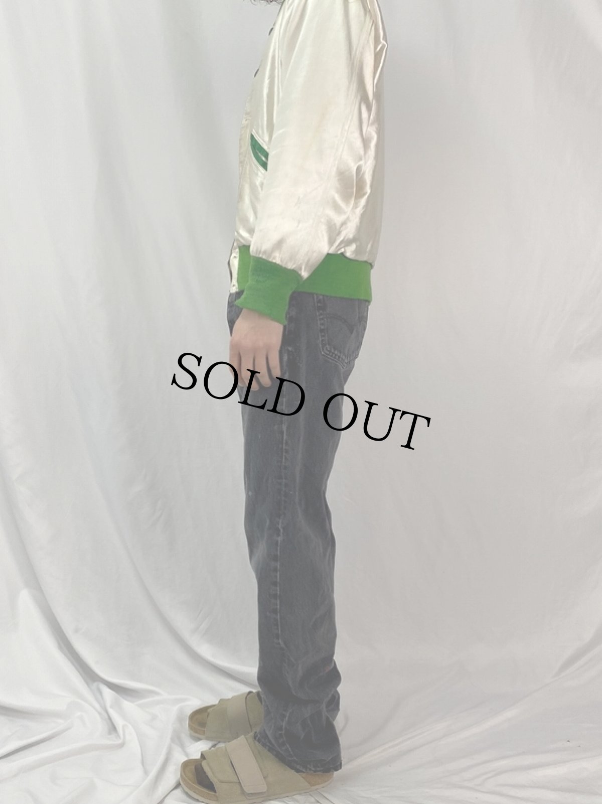 画像3: Levi's 501 USA製 ブラックデニムパンツ W32 (3)