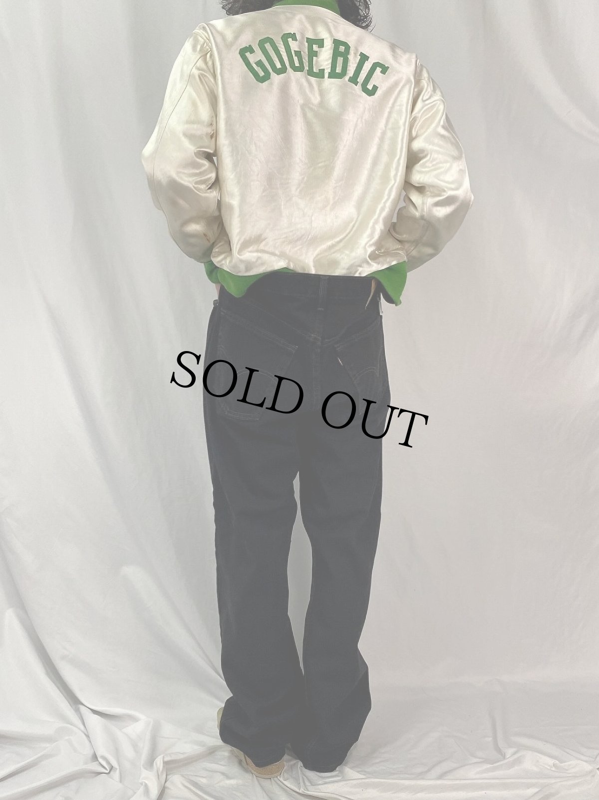 画像4: 90's Levi's 505 USA製 ブラックデニムパンツ W43 (4)