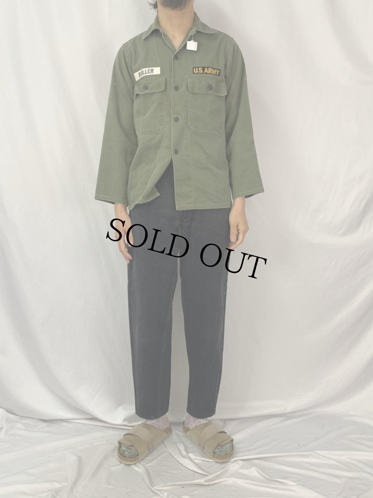 画像2: 40's U.S.ARMY 13スター M-43 HBTジャケット (2)