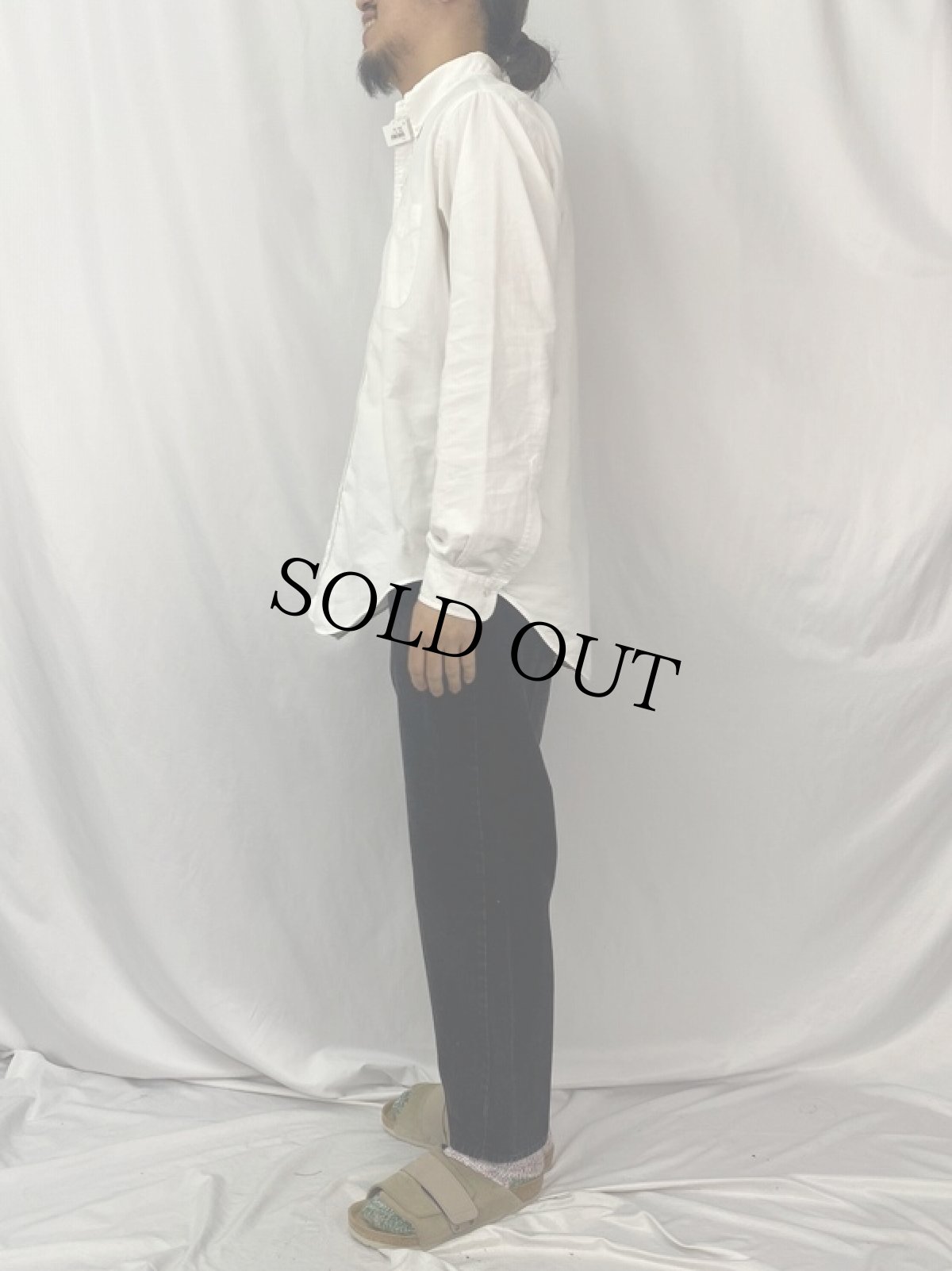 画像3: 70's Brooks Brothers USA製 6ボタン オックスフォードボタンダウンシャツ 15 1/2-5 (3)