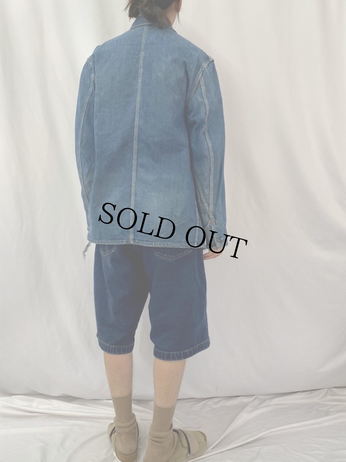 画像4: 50's POWER HOUSE デニムカバーオール (4)