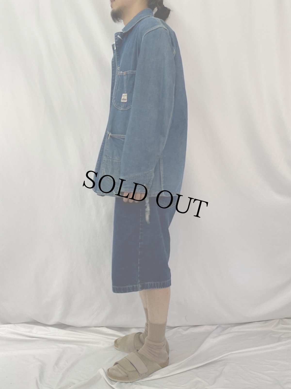 画像3: 50's POWER HOUSE デニムカバーオール (3)