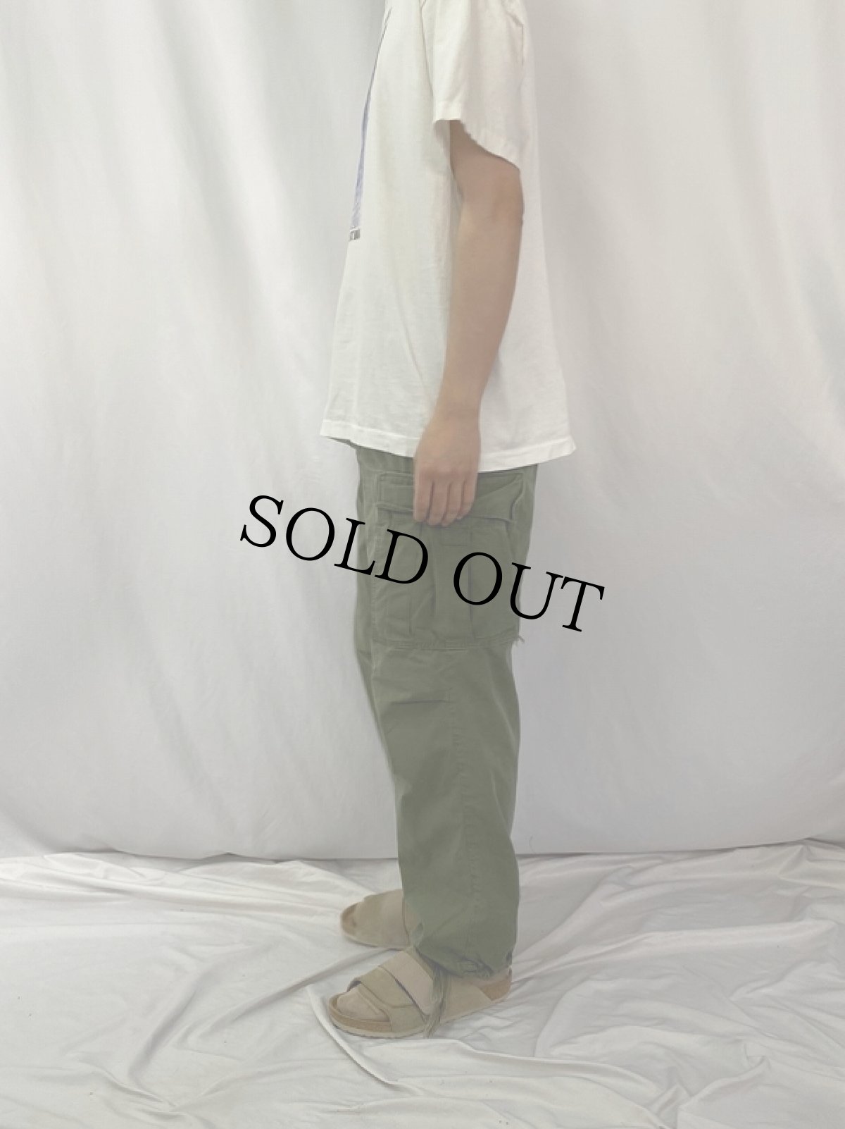 画像3: 60's U.S.ARMY コットンポプリン ジャングルファティーグパンツ 3rd SMALL-REGULAR (3)