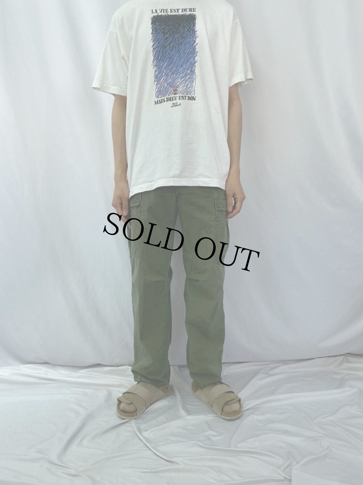 画像2: 60's U.S.ARMY コットンポプリン ジャングルファティーグパンツ 3rd SMALL-REGULAR (2)