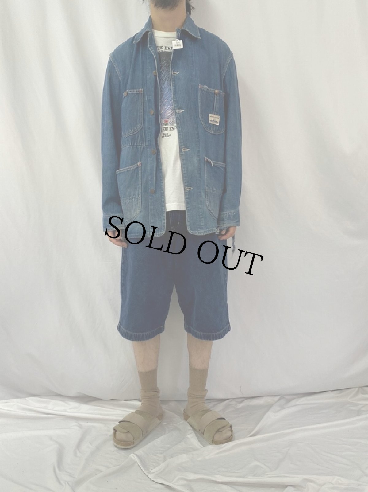 画像2: 50's POWER HOUSE デニムカバーオール (2)