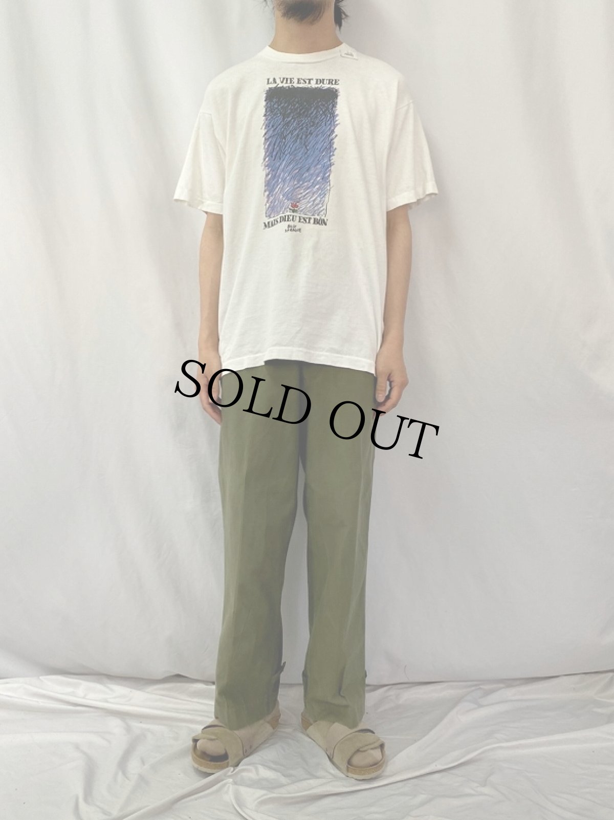 画像2: 50's U.S.ARMY Korean War チノトラウザーズ W30 (2)