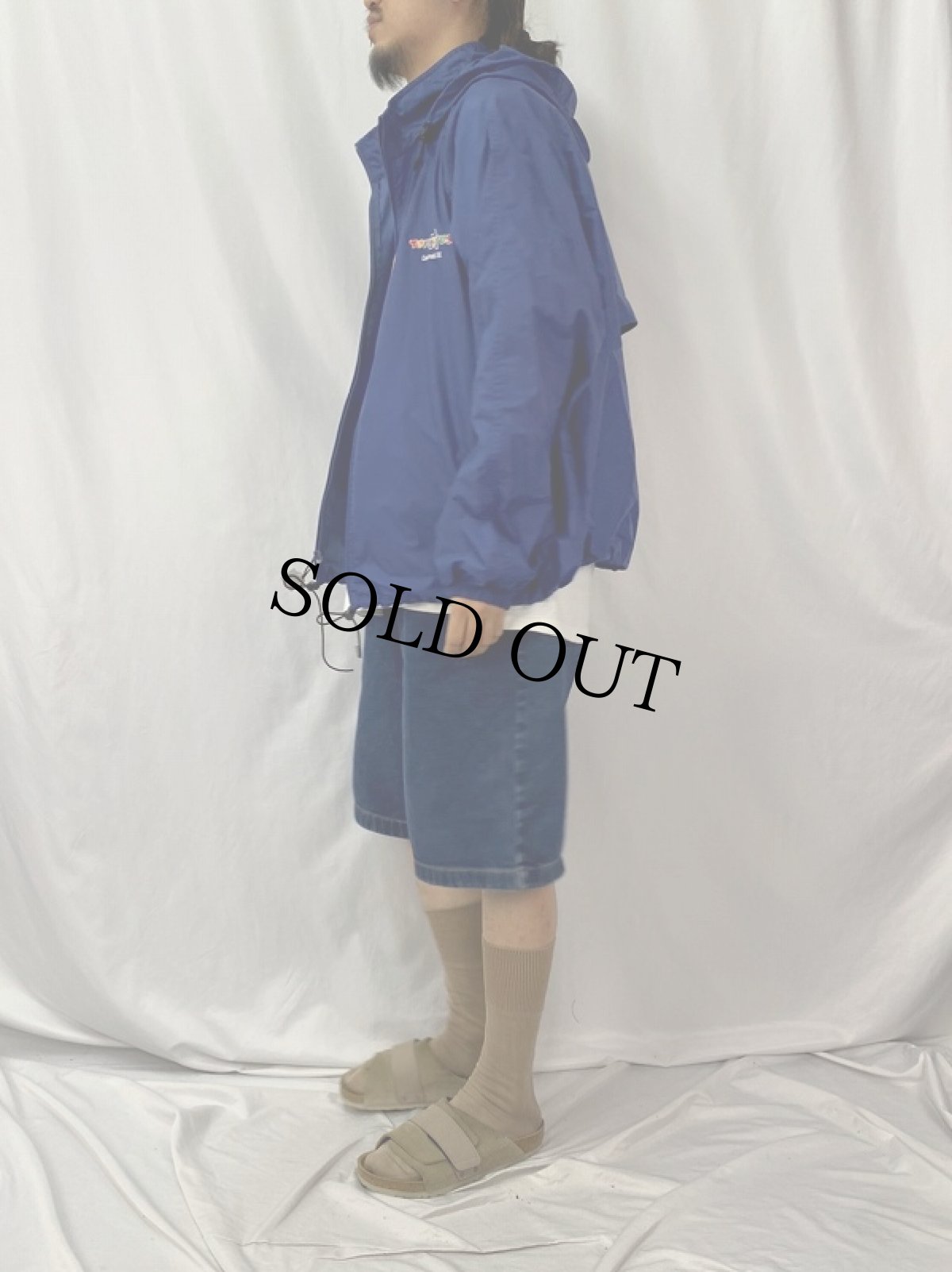 画像3: 90's〜 TOYS“Я”US ロゴ刺繍 ナイロンパーカー 2XL (3)