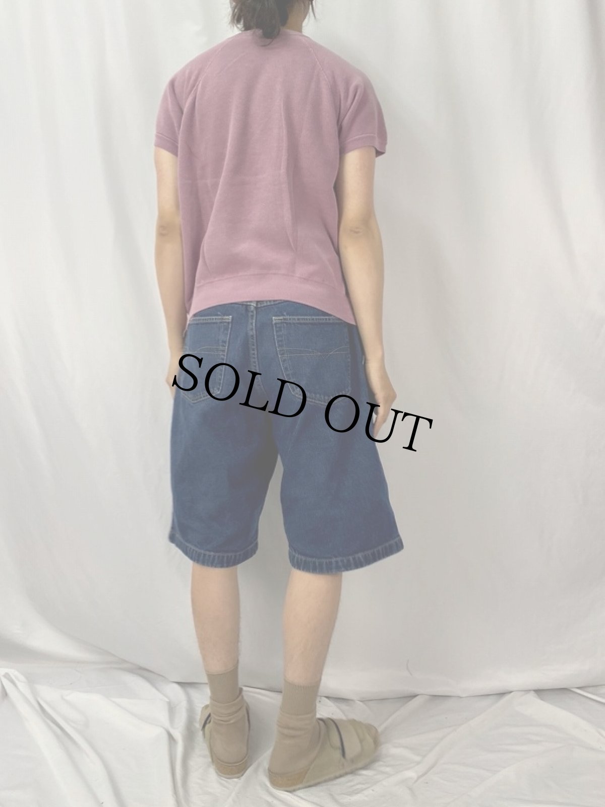 画像4: 〜60's 無地 ラグラン半袖スウェット (4)