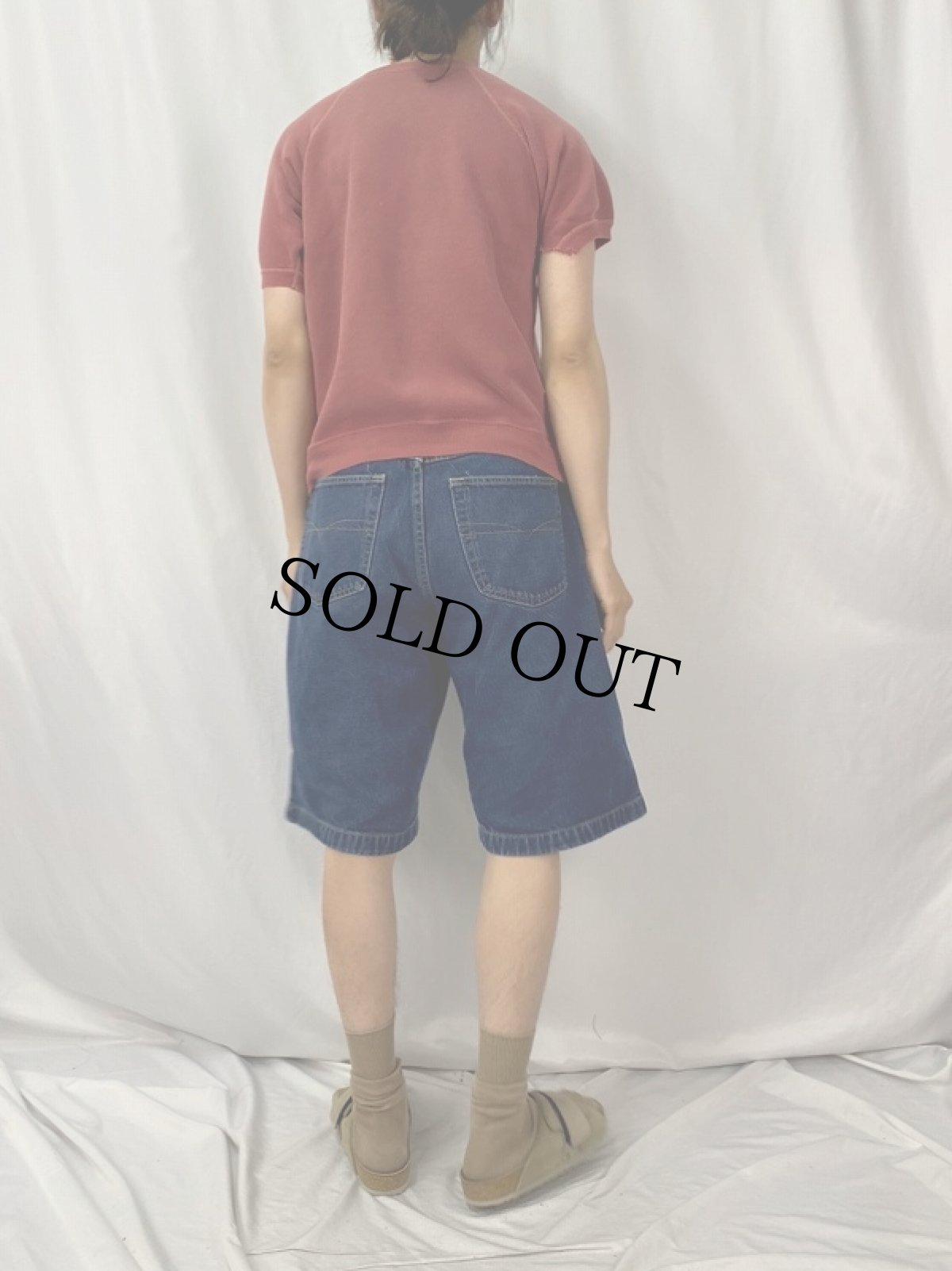 画像4: 〜60's 無地 ラグラン半袖スウェット (4)