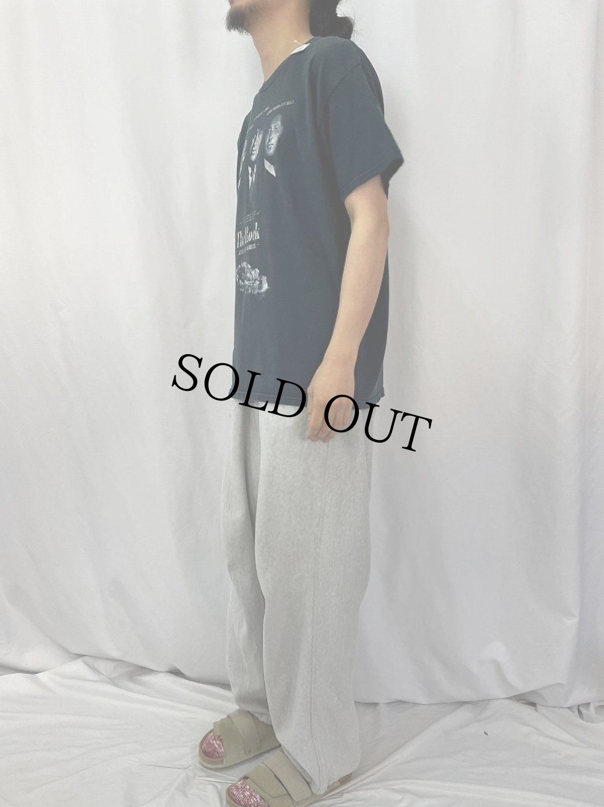 画像3: 00's "TheRock" 映画パロディ ギャングプリントTシャツ XL (3)