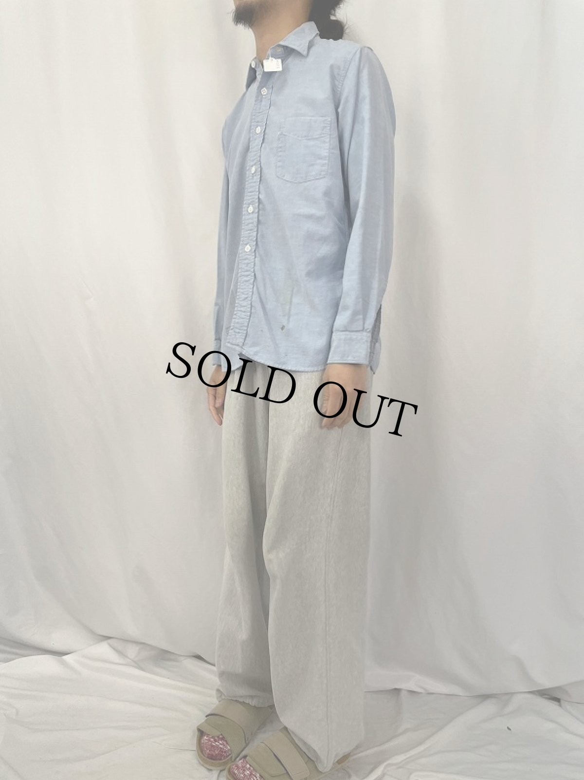 画像3: 50's U.S.AIR FORCE マチ付きオックスフォードシャツ (3)