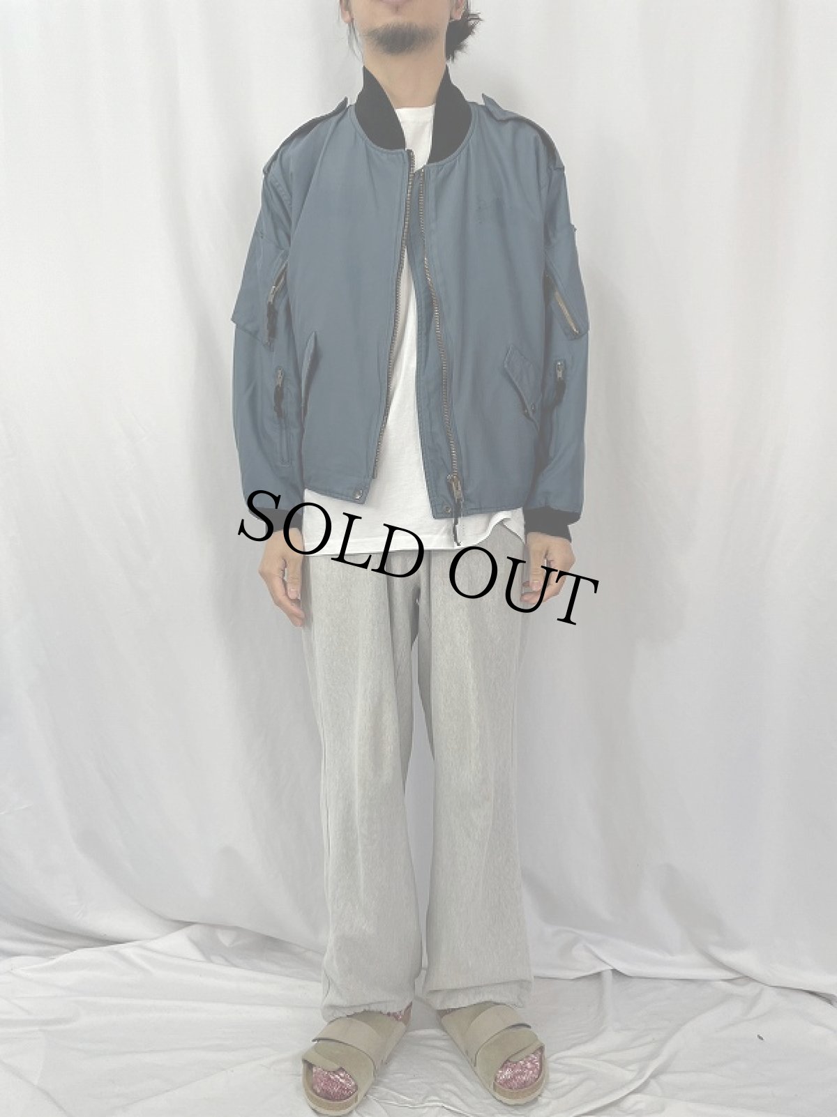 画像2: 90's ROYAL CANADIAN AIR FORCE フライトジャケット (2)