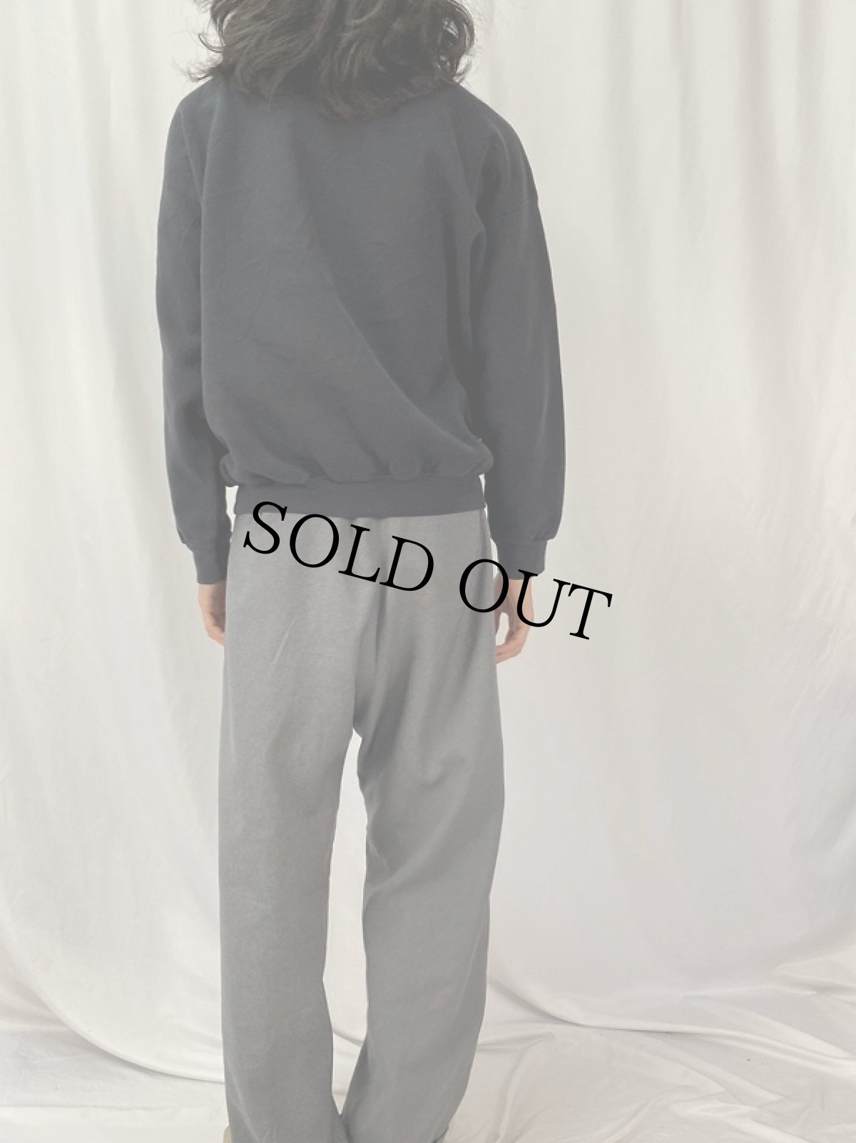 画像4: 90's MV SPORT USA製 "VIRGINIA COMMONWEALTH UNIVERSITY" プリントスウェット XL BLACK (4)