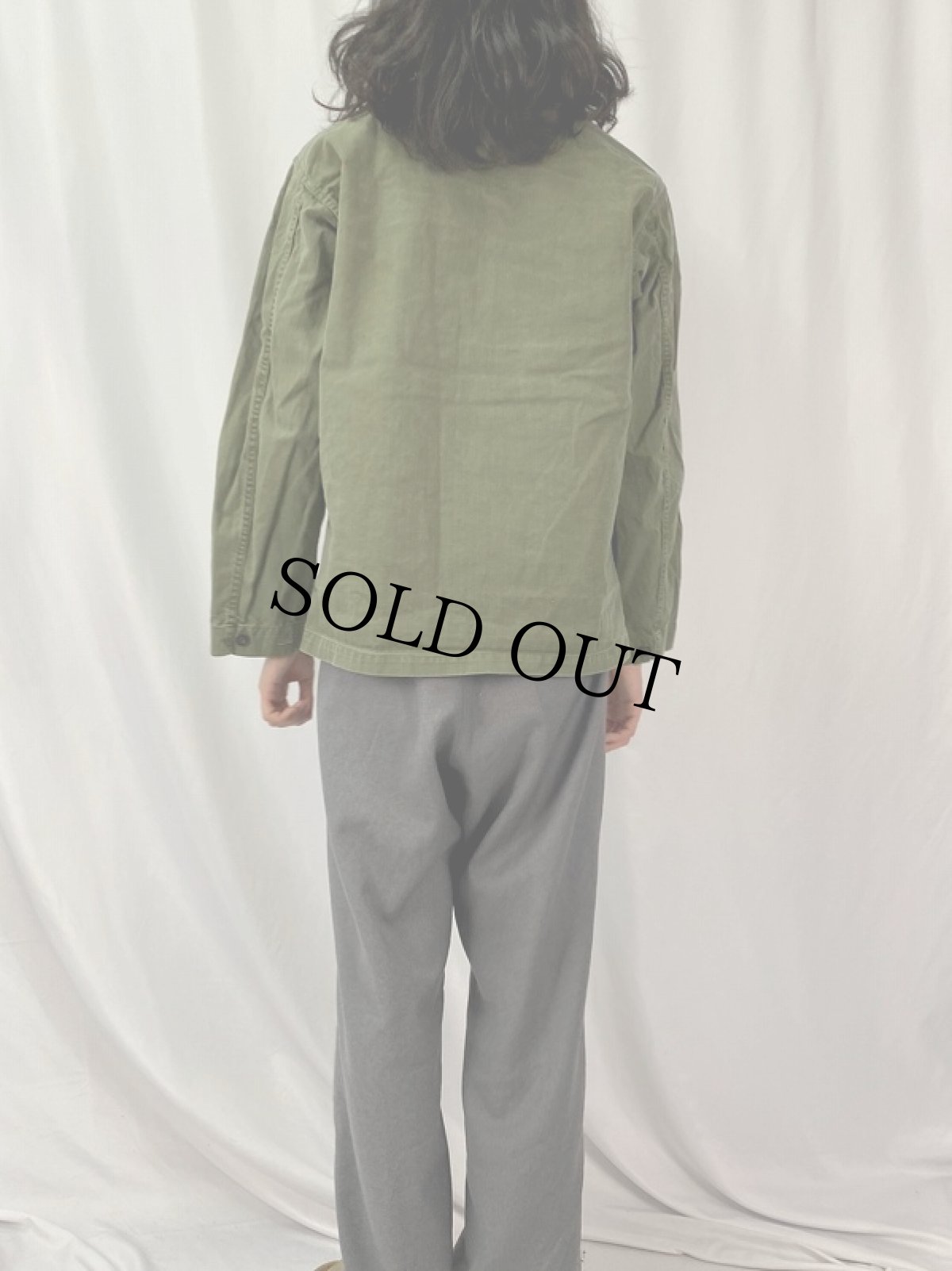 画像4: 40's U.S.ARMY 13スター M-43 HBTジャケット 36R (4)