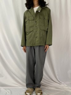 画像2: 40's U.S.ARMY M-43 HBTジャケット (2)