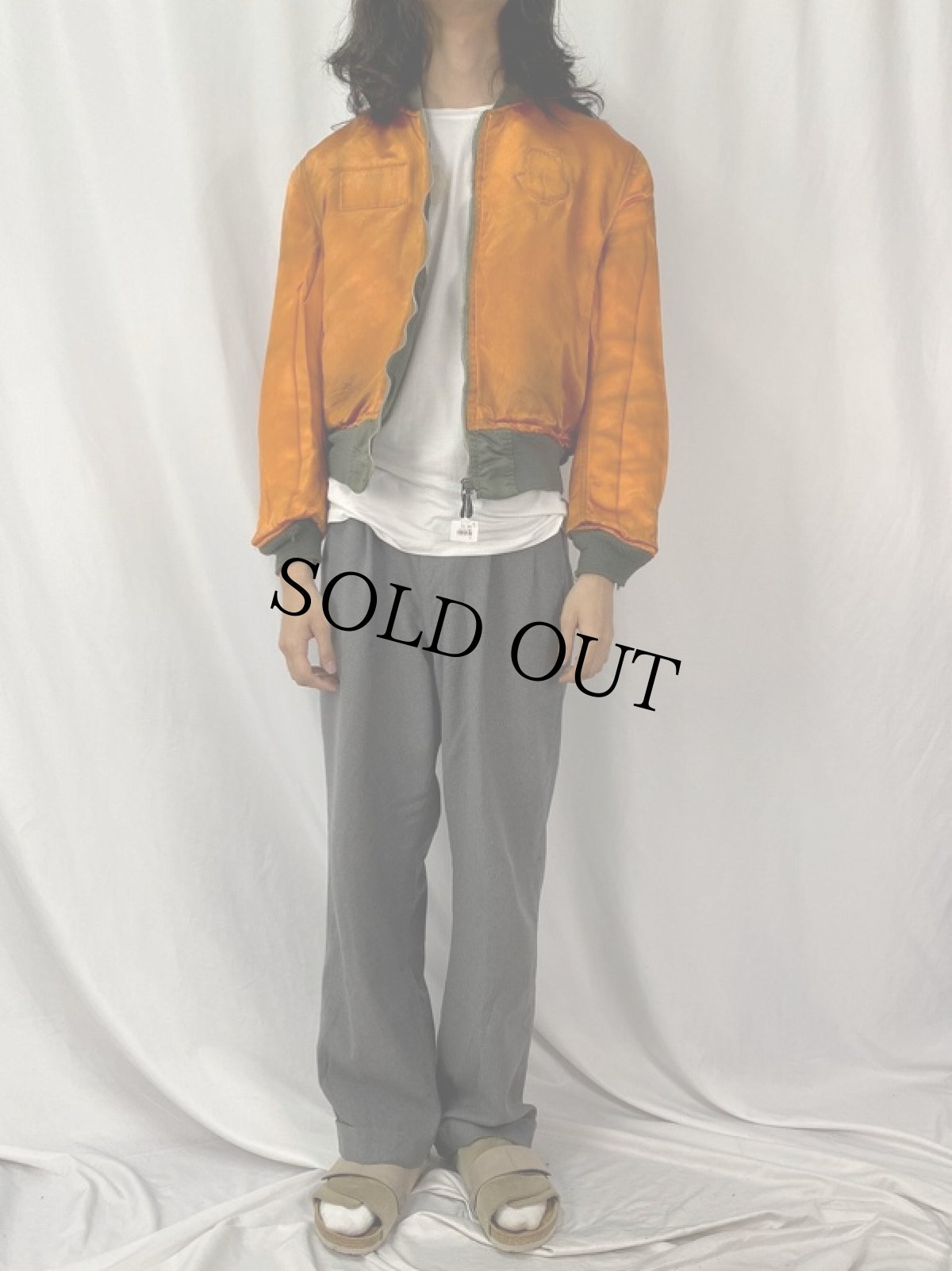 画像6: 70's U.S.AIR FORCE L-2B フライトジャケット LARGE (6)