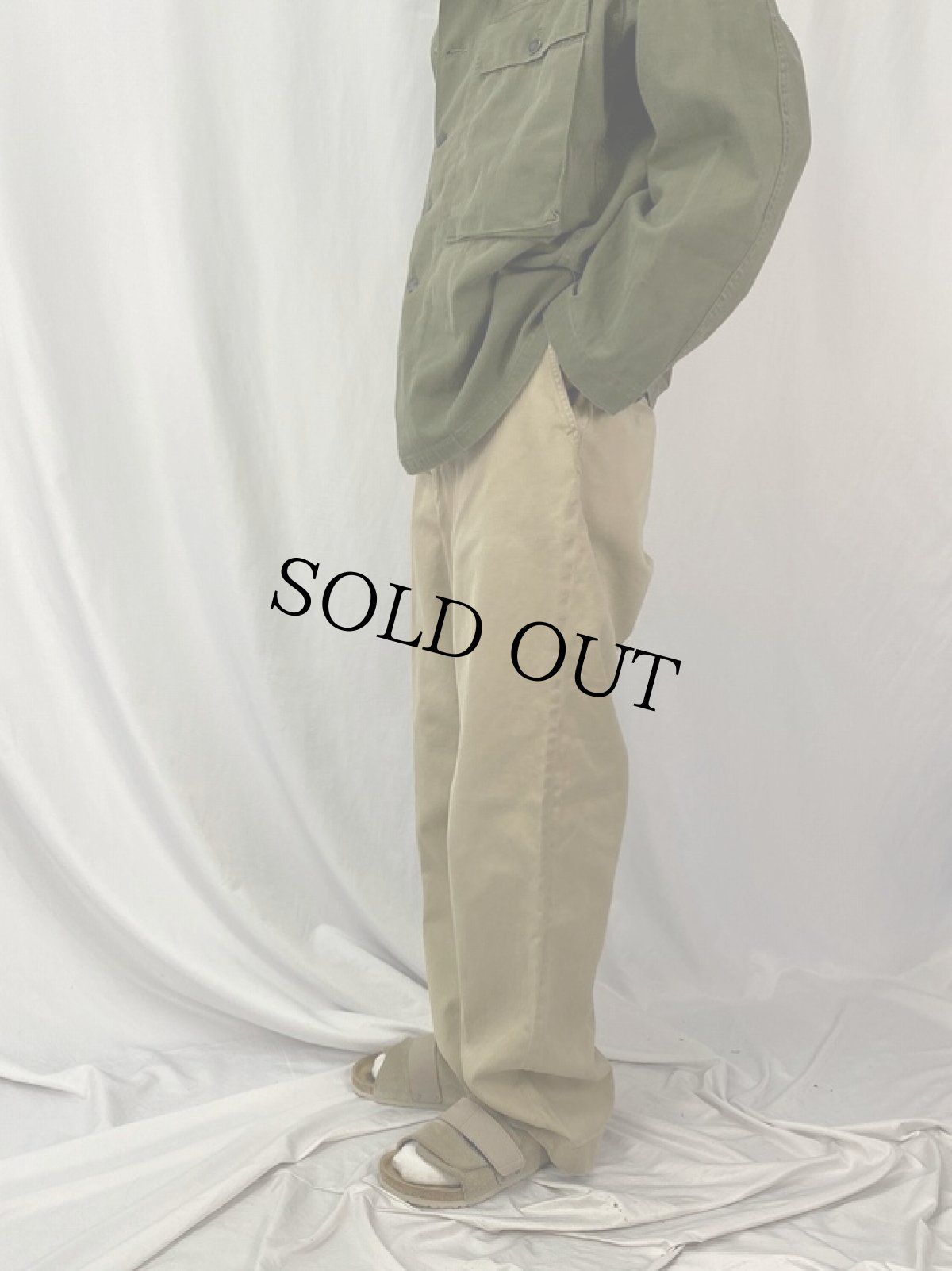 画像3: 50's U.S.ARMY "45チノ" チノトラウザーズ W34 (3)