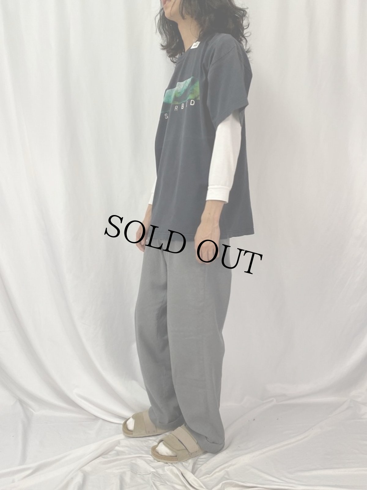 画像3: DISTURBED "LOOK IN MYPACE..." ヘヴィメタルバンド Tシャツ (3)