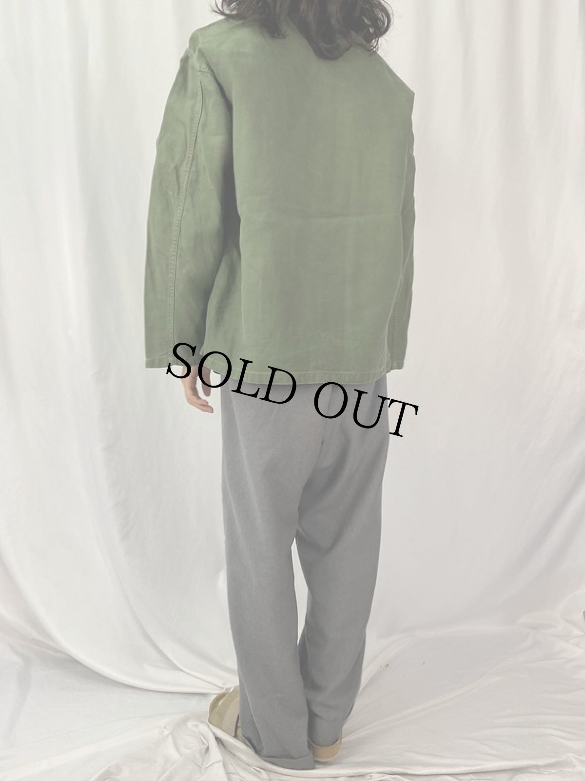 画像4: 60's U.S.ARMY パッチ付き ユーティリティシャツ 1st後期 (4)