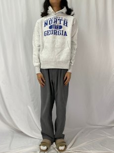 画像2: Champion REVERSE WEAVE "UNIVERSITY OF NORTH GEORGIA" スウェットフーディー M (2)