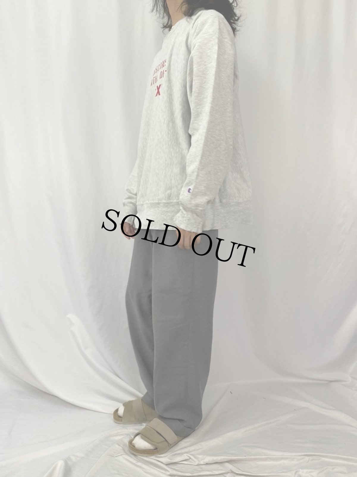 画像3: Champion REVERSE WEAVE "WISCONSIN ATH.DEPT." プリントスウェット XXL (3)