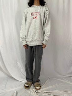 画像2: Champion REVERSE WEAVE "WISCONSIN ATH.DEPT." プリントスウェット XXL (2)