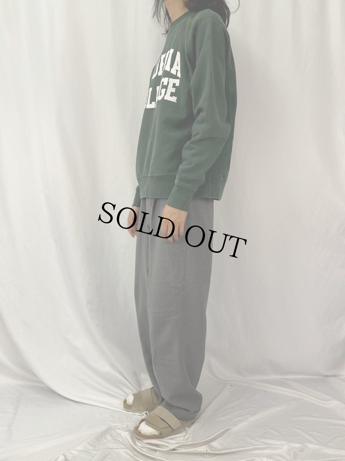 画像3: Champion REVERSE WEAVE "GEORGIA COLLEGE" プリントスウェット L (3)