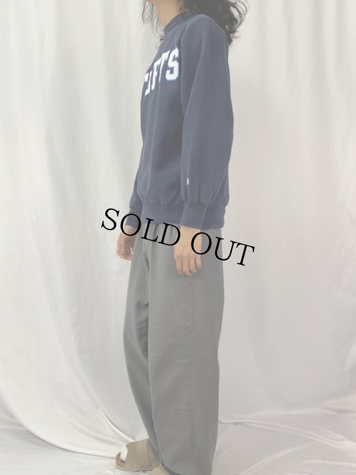 画像3: Champion ORIGINAL REVERSE WEAVE "TUFTS" プリントスウェット S NAVY (3)