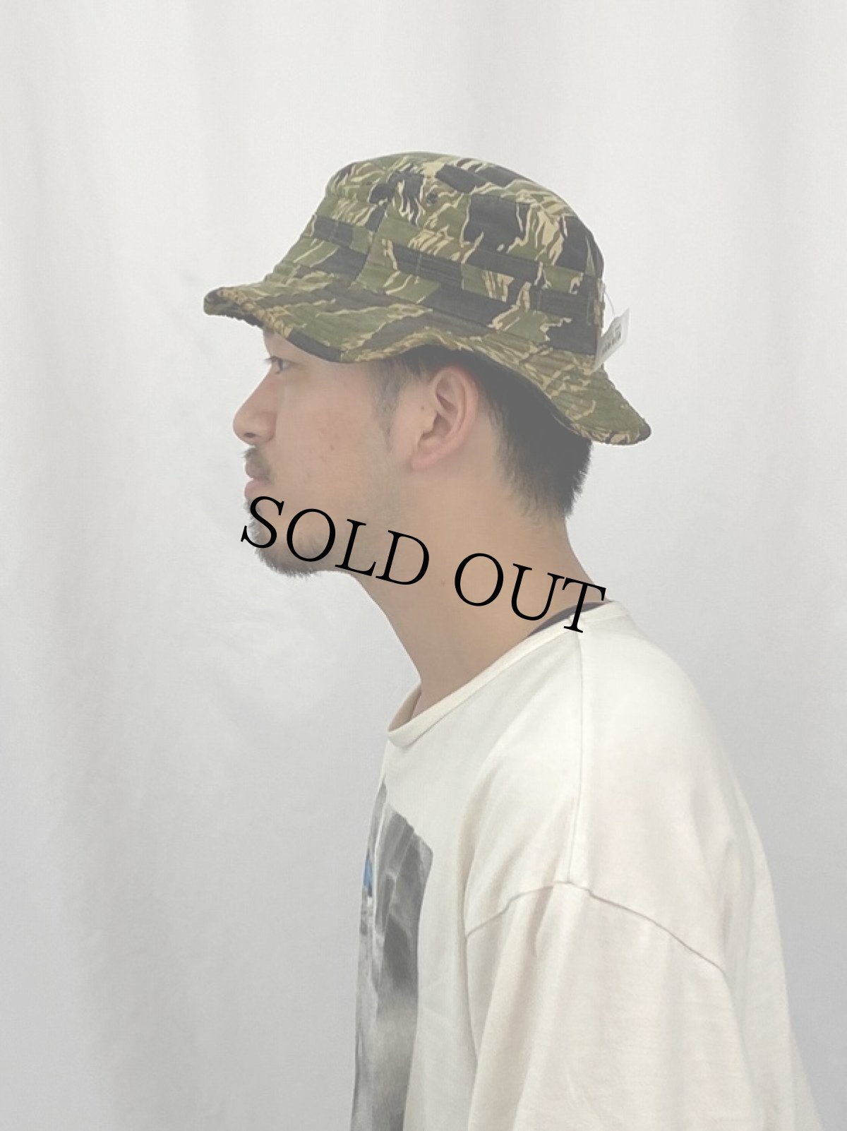 画像3: 60's U.S.ARMY ベトナムタイガーストライプ ジャングルハット (3)