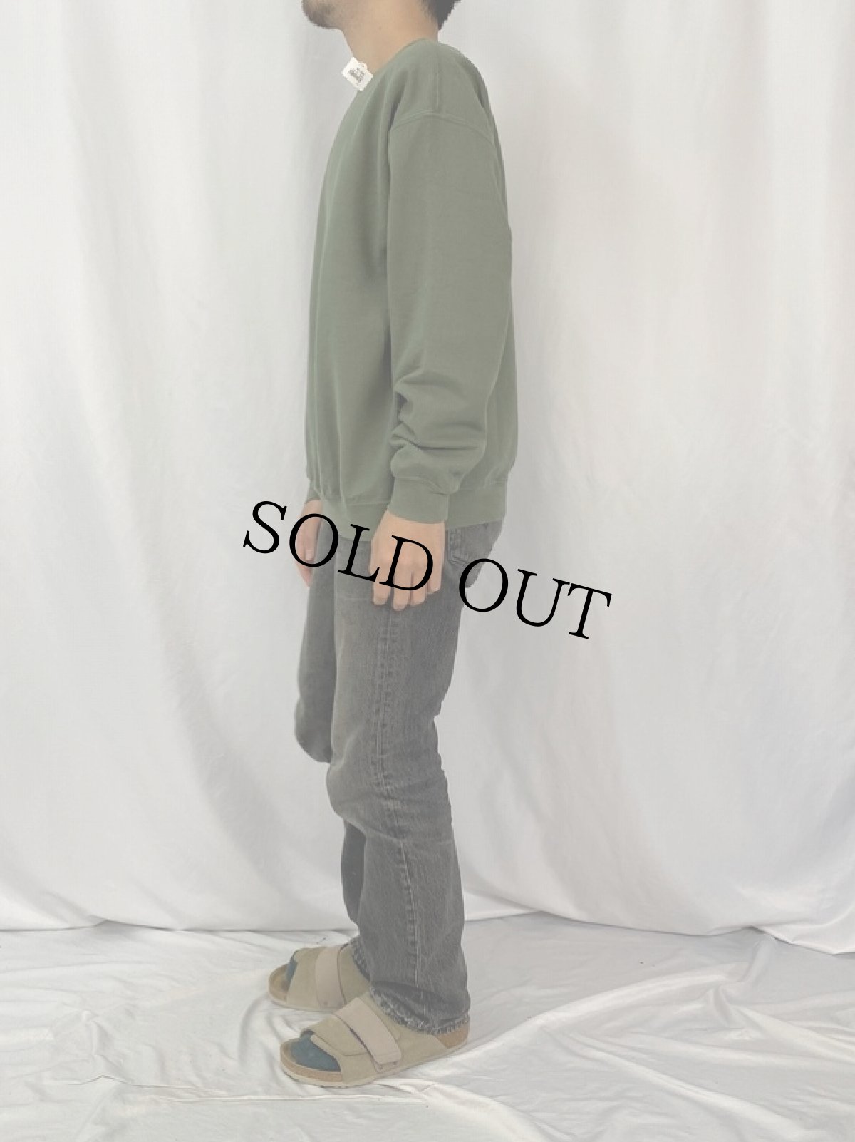 画像3: ブート Yves Saint-Laurent ロゴプリントスウェット (3)