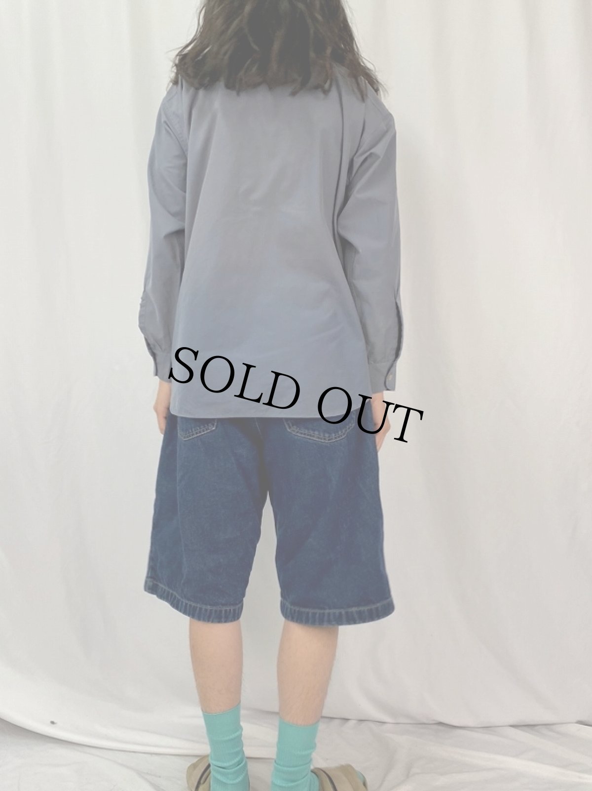 画像4: 60's Sears マチ付き ワークシャツ M (4)