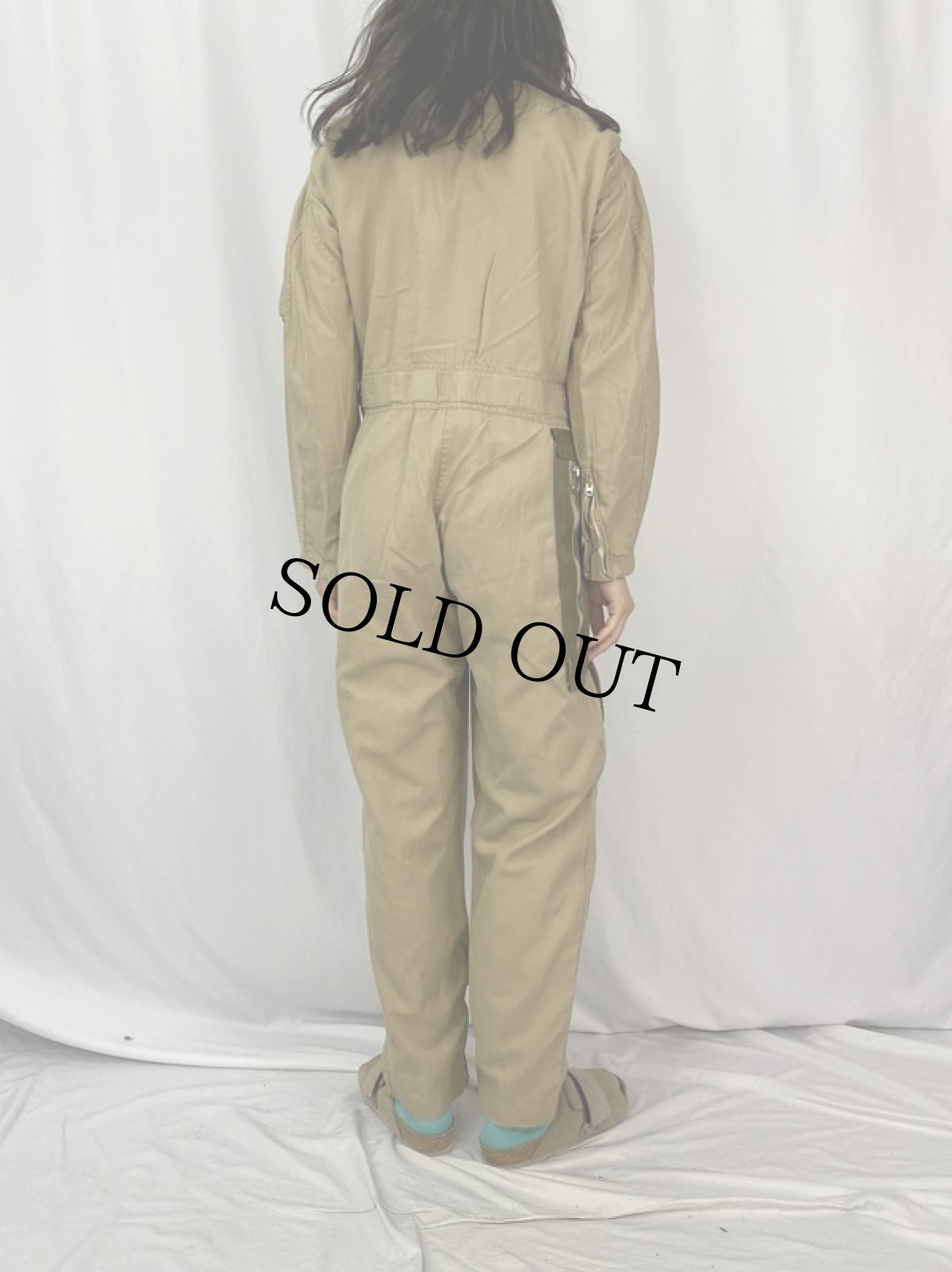 画像4: 50's BUAER-U.S.NAVY サマーフライトスーツ SIZE40L (4)