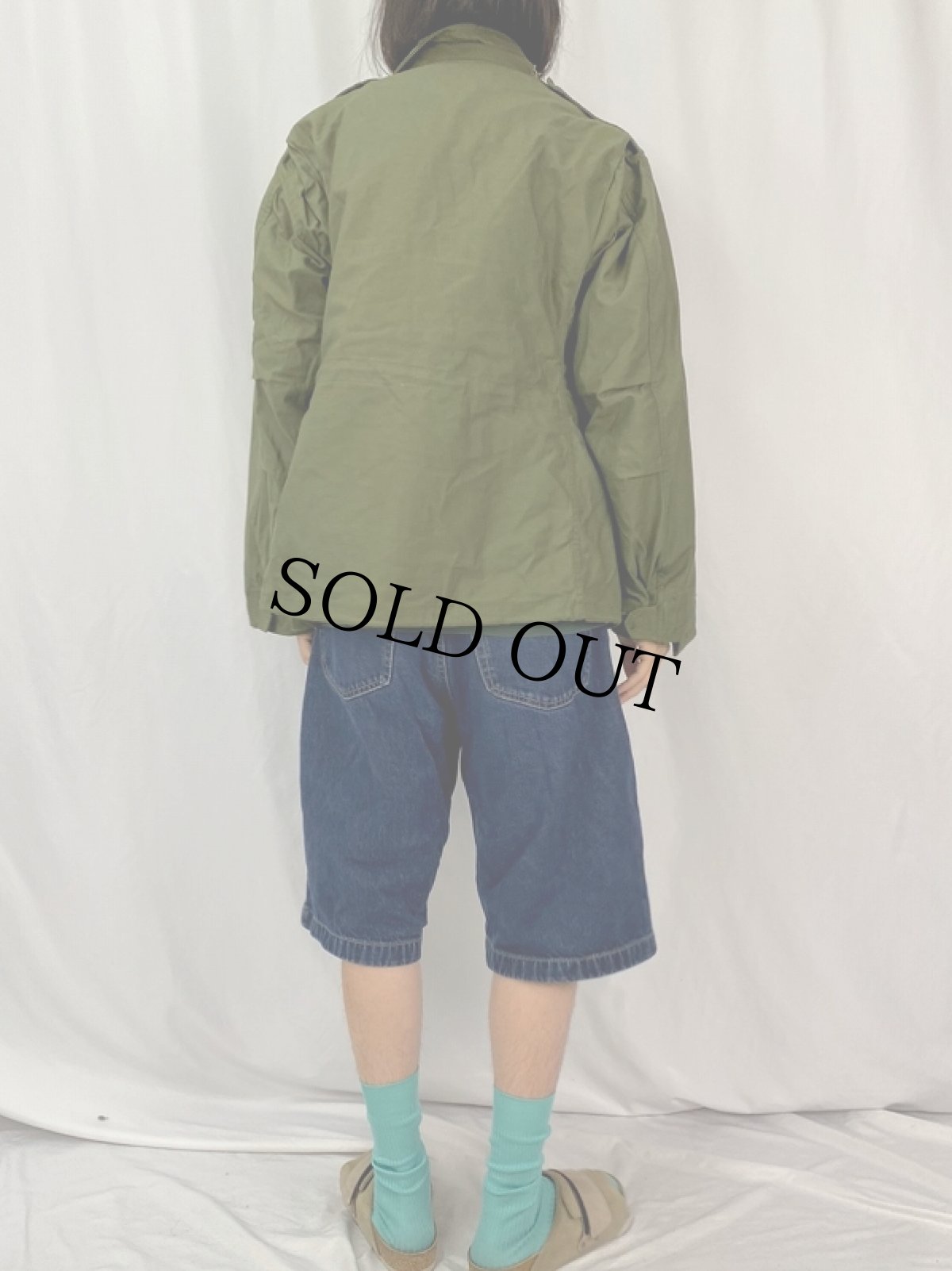 画像4: 70's U.S.ARMY M-65 フィールドジャケット 3rd MEDIUM-SHORT (4)
