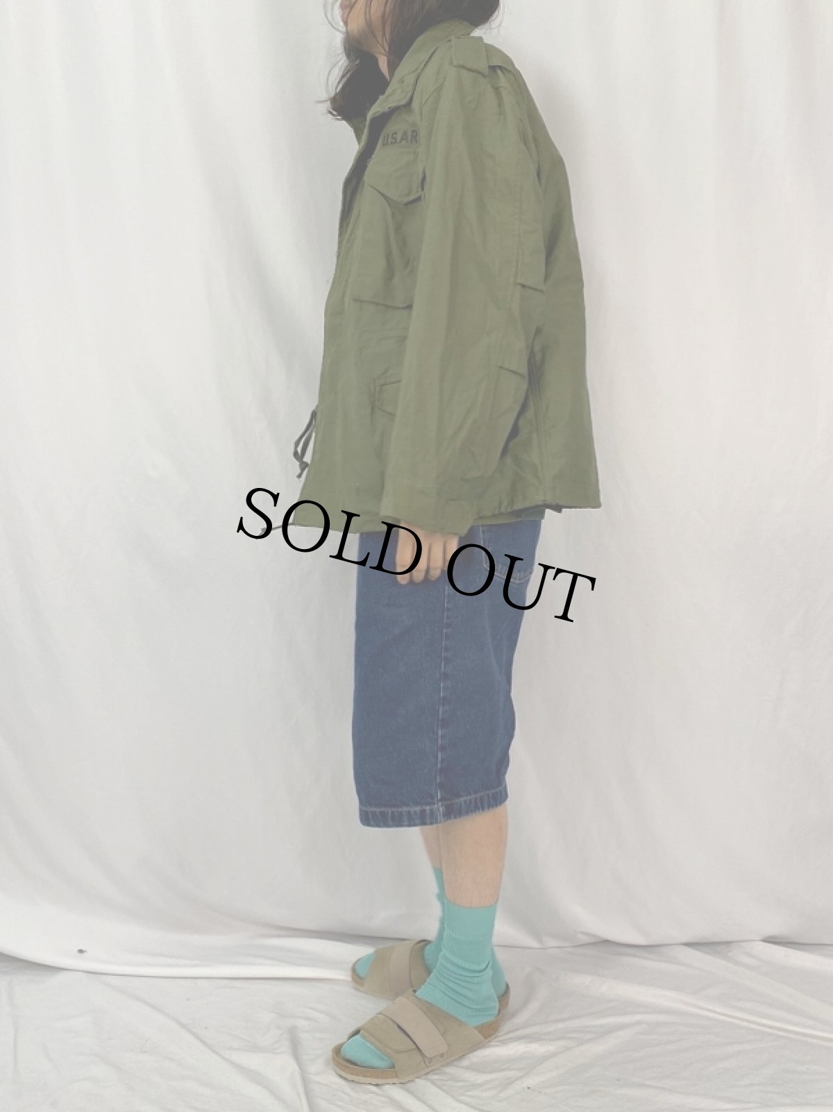 画像3: 70's U.S.ARMY M-65 フィールドジャケット 3rd MEDIUM-SHORT (3)