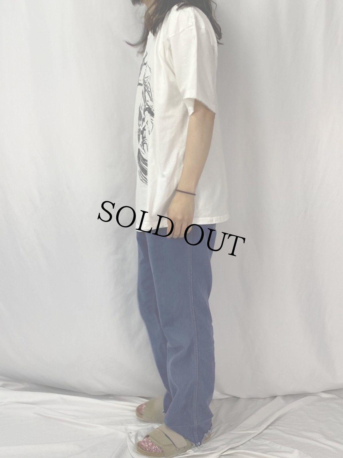 画像3: 90's GUESS USA製 "MARINE BAND DE LUXE M HOHNER" イラストTシャツ L (3)