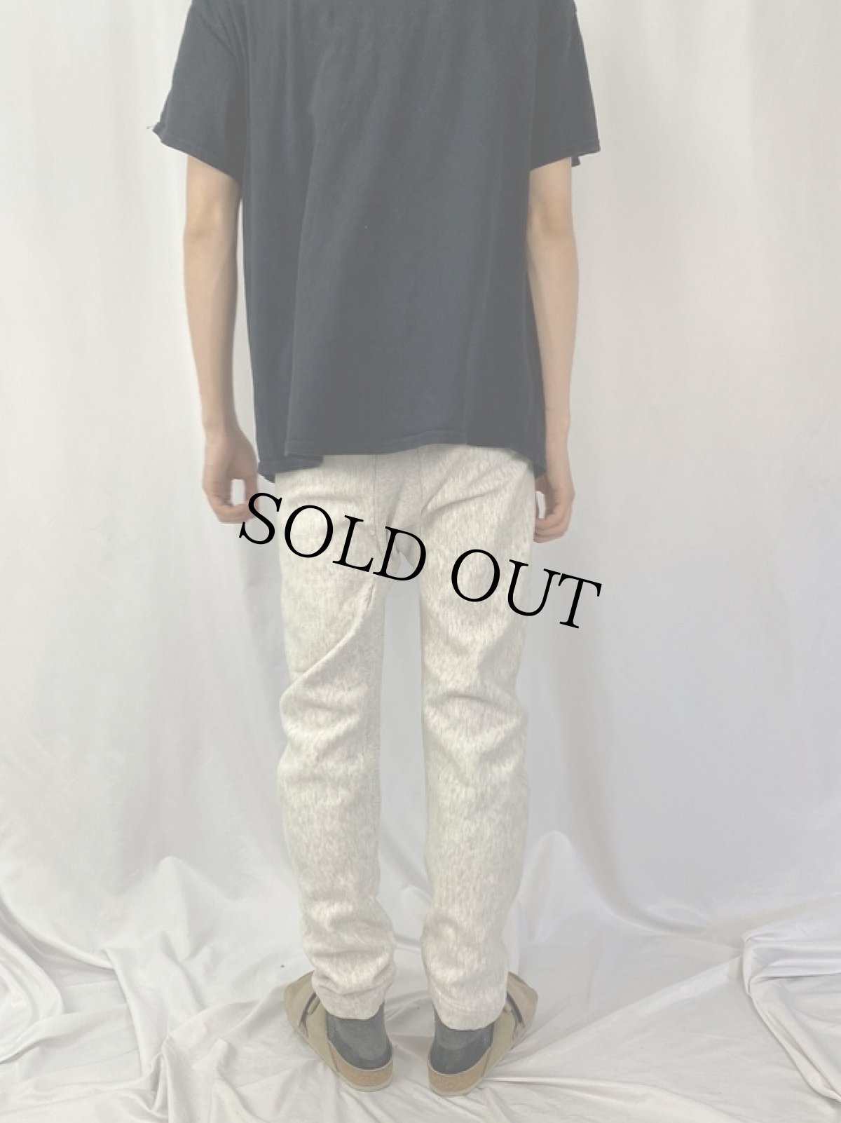 画像4: 50's Champion REVERSE WEAVE "タタキタグ" ウイングフット 染み込みプリントスウェットパンツ S (4)